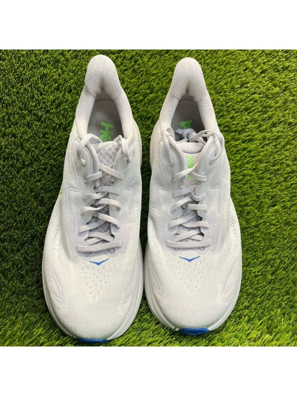 Hoka One One Clifton 10 Mens Size 10.5 Ash Gray Athletic Running Shoes Sneakers